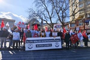 Bursa'da kamu çalışanlarından çağrı: Refahtan payımızı, bütçeden hakkımızı istiyoruz!
