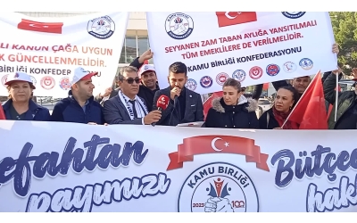 Kamu Birliği Konfederasyonu: "Memurlar, emekçiler, üreten insanlar açlık ve yoksullukla sınanıyoruz"