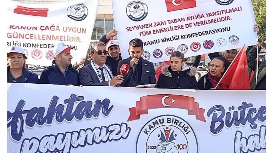Kamu Birliği Konfederasyonu: "Memurlar, emekçiler, üreten insanlar açlık ve yoksullukla sınanıyoruz"